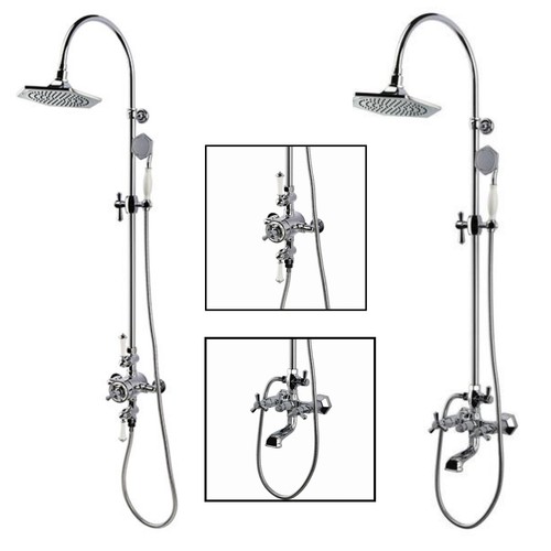 Exposed thermostatic shower - thermostatic,