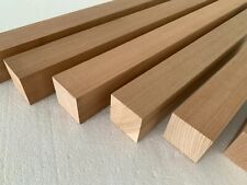 American Cherry 50mm Square Wood Turning Spindle Blank - Woodturning