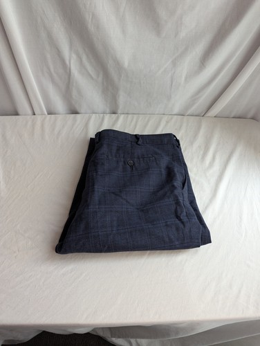 Mens trousers blue dress - m&s,