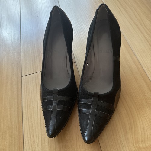 Bally black suede - suede, leather