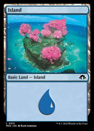 Island foil modern - island,