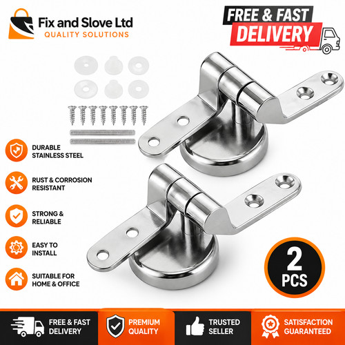 Toilet seat hinges pair - pair, of
