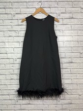 Sosandar Black Feather Hem
