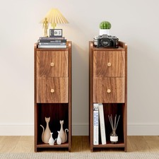 Narrow Nightstand Set of 2