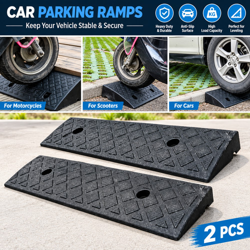 Long heavy duty kerb ramps - 2x,