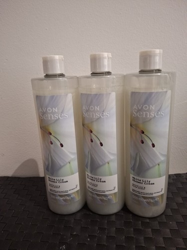 Avon white lily shower - white, cream