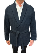Short Men's Dressing Gown in