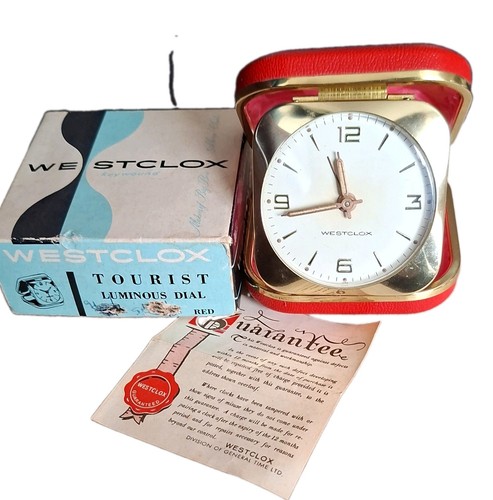 Boxed westclox tourist - boxed,