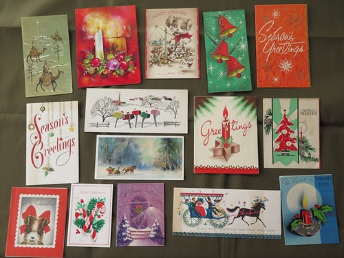 Vintage christmas greetings - vintage,