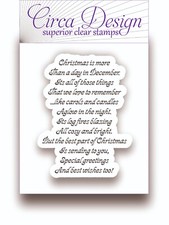Clear Unmounted Christmas