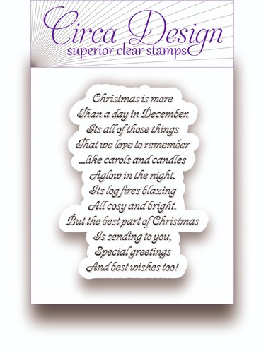 Clear unmounted christmas - clear,