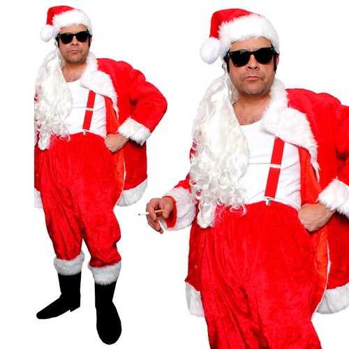 Adults deluxe naughty santa - adults,