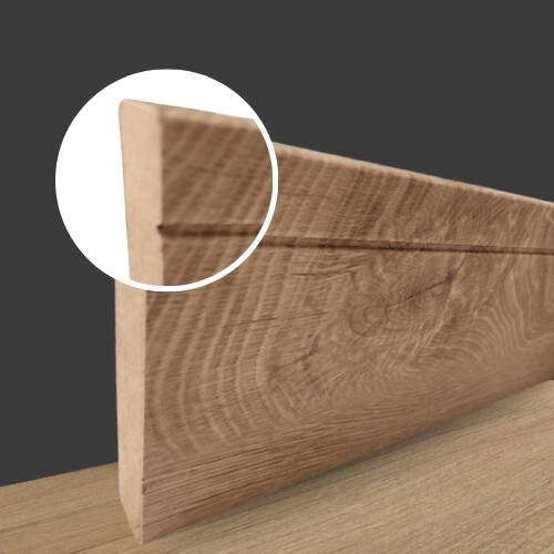 Skirting board mdf groove - mdf, v