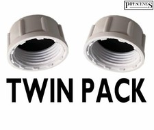 2 x 3/4" Washing Machine / Dishwasher Valve Appliance Blank Caps & Washers 25mm