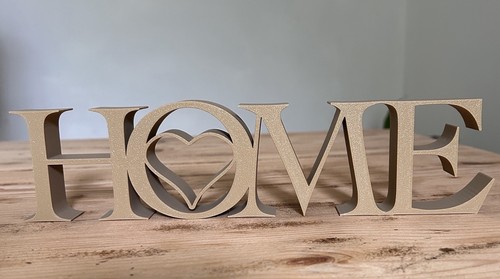 Home word ornament - home,
