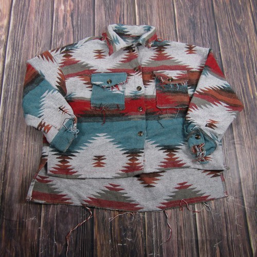 Aztec shacket mens size - aztec,