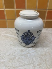 Vintage Grey Poupon White/Blue