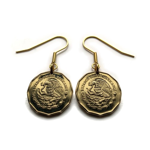Mexico cents coin earrings - mexico,