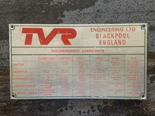 TVR M Series Lubrication Plate