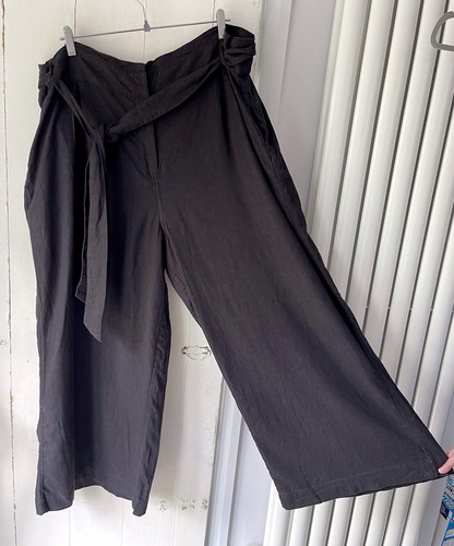 Fat face black linen - fat,