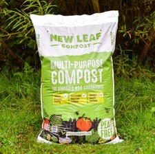 NEW LEAF Organic Peat Free Multipurpose Compost - 40 Litre