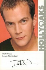 Ben Hill - Lewis Richardson - Hollyoaks - Pre-Print Cast Card