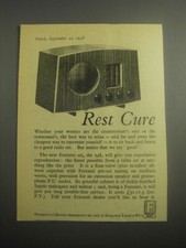1948 Ferranti 248 Radio Ad -