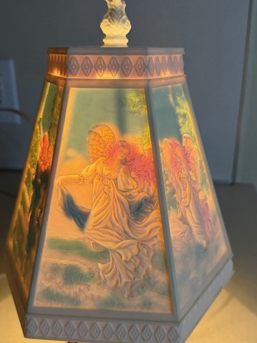 Vintage angel lithophane - angel,