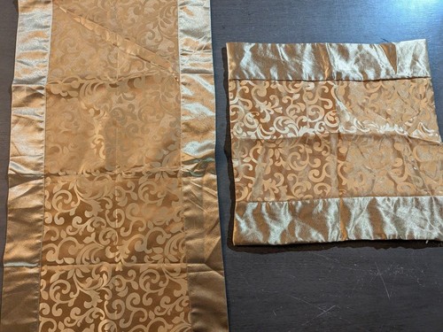 Set gold bed - of, runner