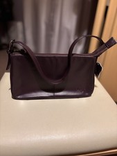 Gigi Genuine Mini Leather Bag In A Deep Purple Colour NWTT