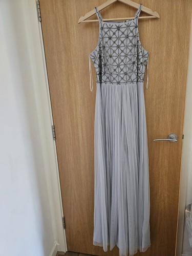 Monsoon grey embellished tulle
