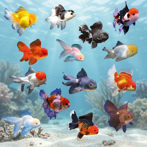 Pack assorted oranda - 4-pack,