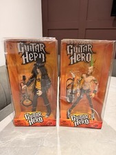 Lot of 2 Slash and Johnny Napalm 10 Guitar Hero Figures New In Box Sealed Rare