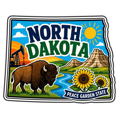 North dakota state pride 1 - north, #1