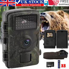 32GB Wildlife Trail Camera 1080P Game Night Vision Outdoor Motion Hunting Cam UK