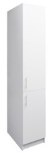 JD Greta Kitchen Tall Larder Unit Fixed Height 400mm Storage Cabinet White Matt
