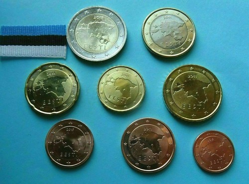 Estonia euro coin set - estonia,