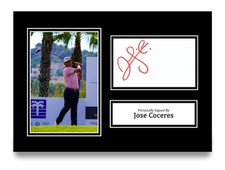 Jose Coceres Signed A4 Photo