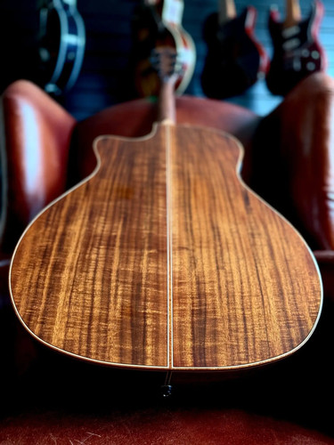 Washburn g55ce koa case - koa, w/