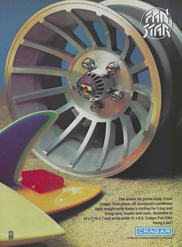 1978 cragar wheels - wheels, fan