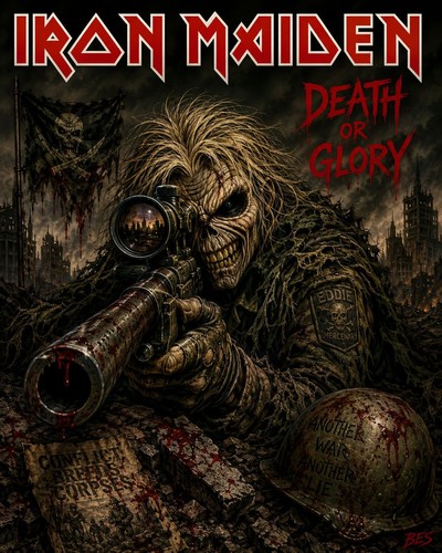 Iron maiden slim sew on - slim,