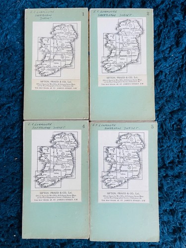 Vintage maps of ireland - x,