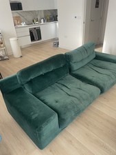 Green Velvet Sofa Habitat