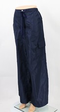 STAUD CAMILA WIDE LEG LOUNGE PANTS WOMENS S NAVY RRP £285 BR