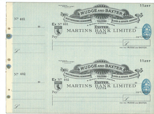Cheque unused ch140 - ch140, 1951