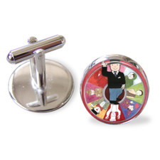 Handmade Mr Benn Cufflinks