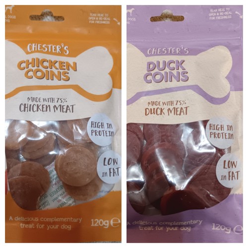 Chester meaty coins chews - coins,