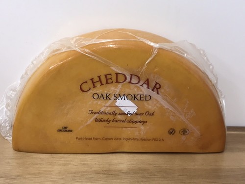 Oak smoked cheddar cheese 2kg - cheddar,