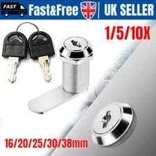 CAM LOCK LOCKER LOCK FURNITURE LOCK MAIL BOX ALL SIZES CABINET DRAWERS LOCKERS