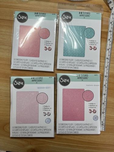 Sizzix x embossing folders - -,